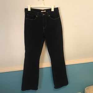 Levi’s dark wash bootcut jeans